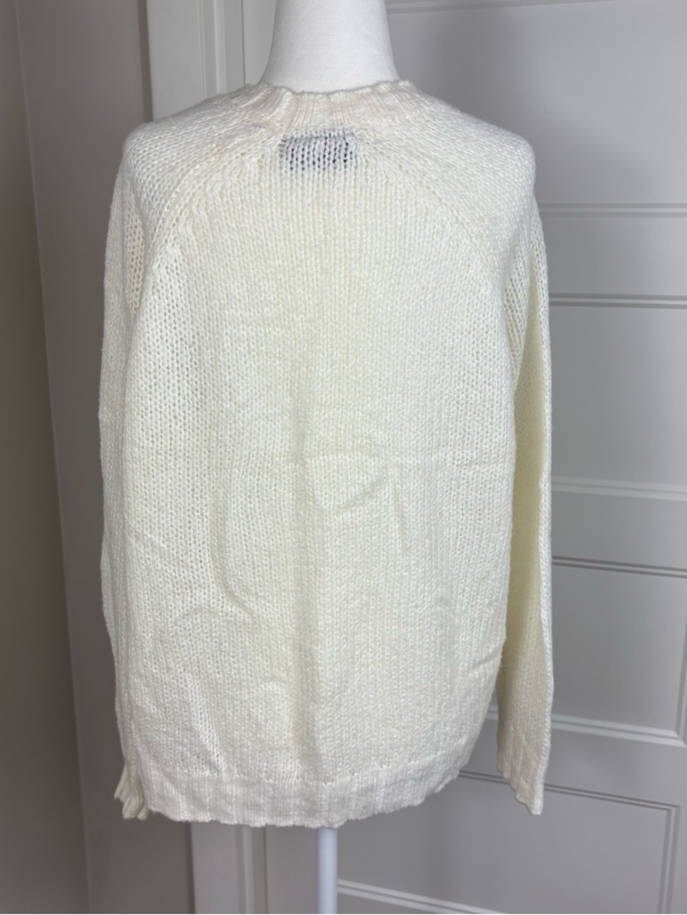 Wooden Ships Camo Star Slouchy Sweater Size S/M - Picture 5 of 7